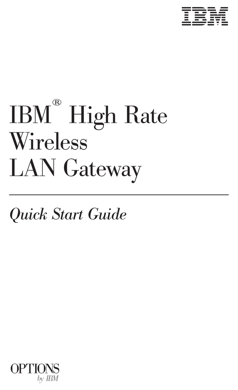 IBM High Rate Wireless LAN Gateway quick start guide