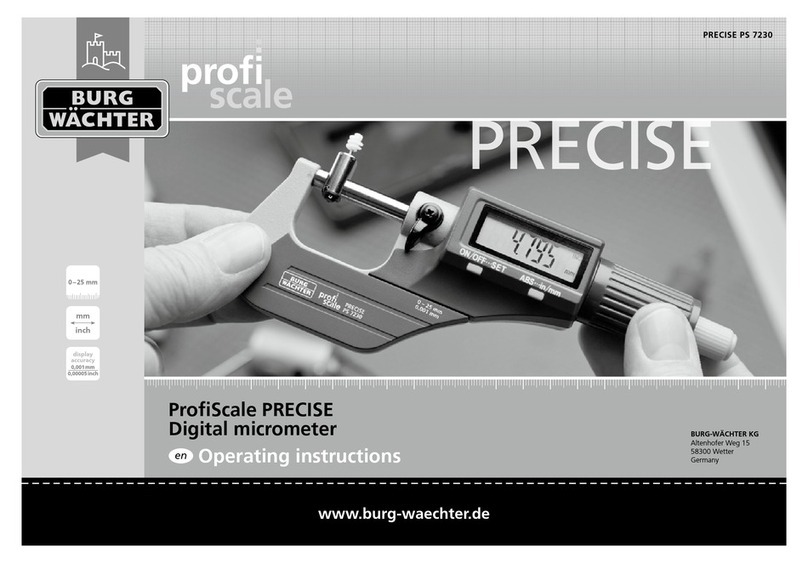 BURG WATCHER PRECISE operating instructions