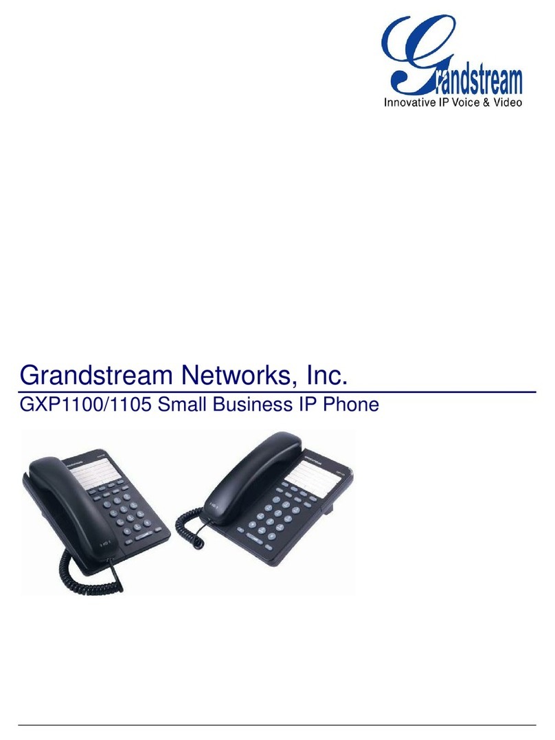 Grandstream Networks GXP-1100 user manual