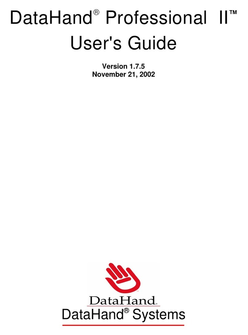 DataHand Professional II user guide