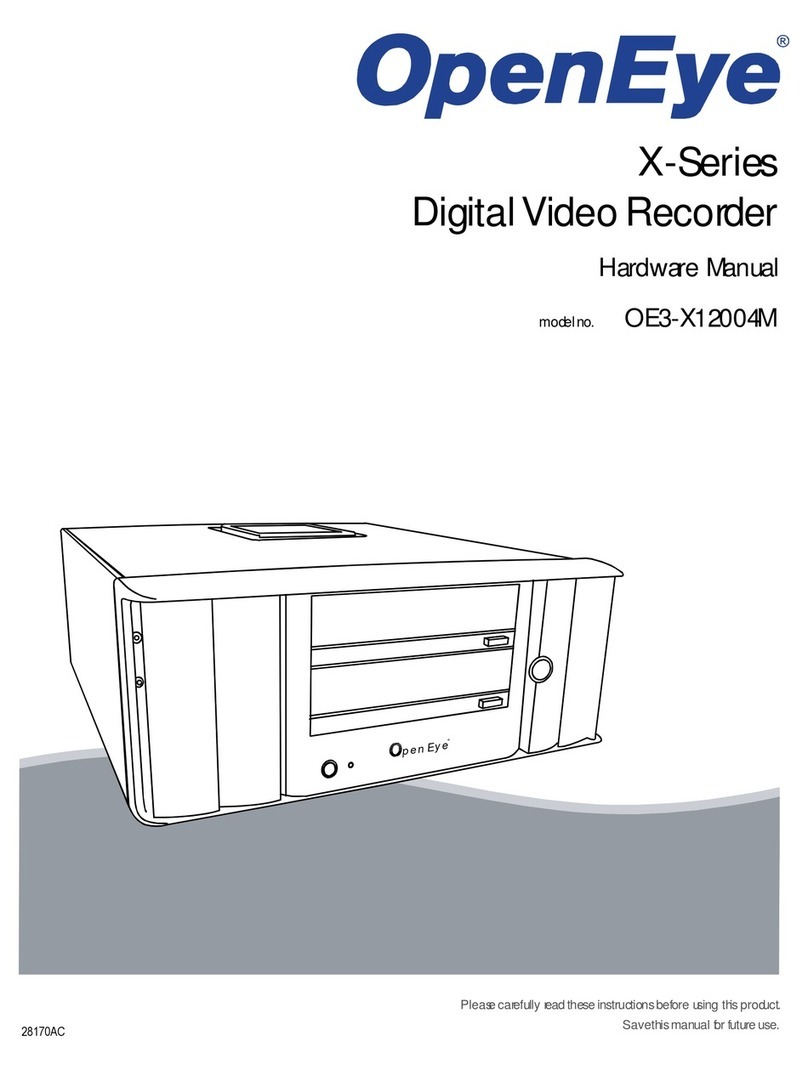 OpenEye OE3-X12004M User manual