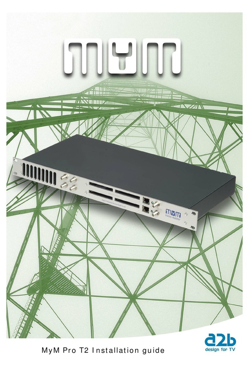 A2B Electronics MyM Pro T2 installation guide