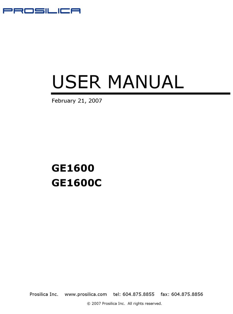 Prosilica GE1600 user manual