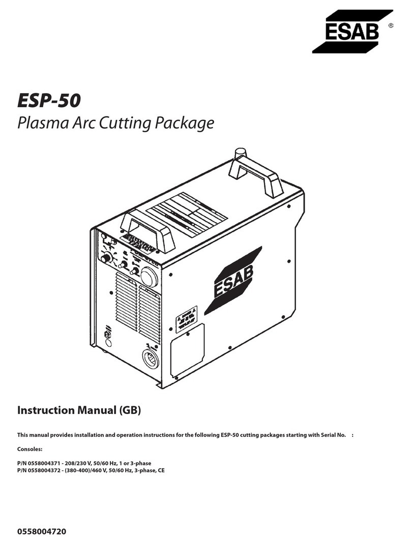 ESAB ESP-50 User manual