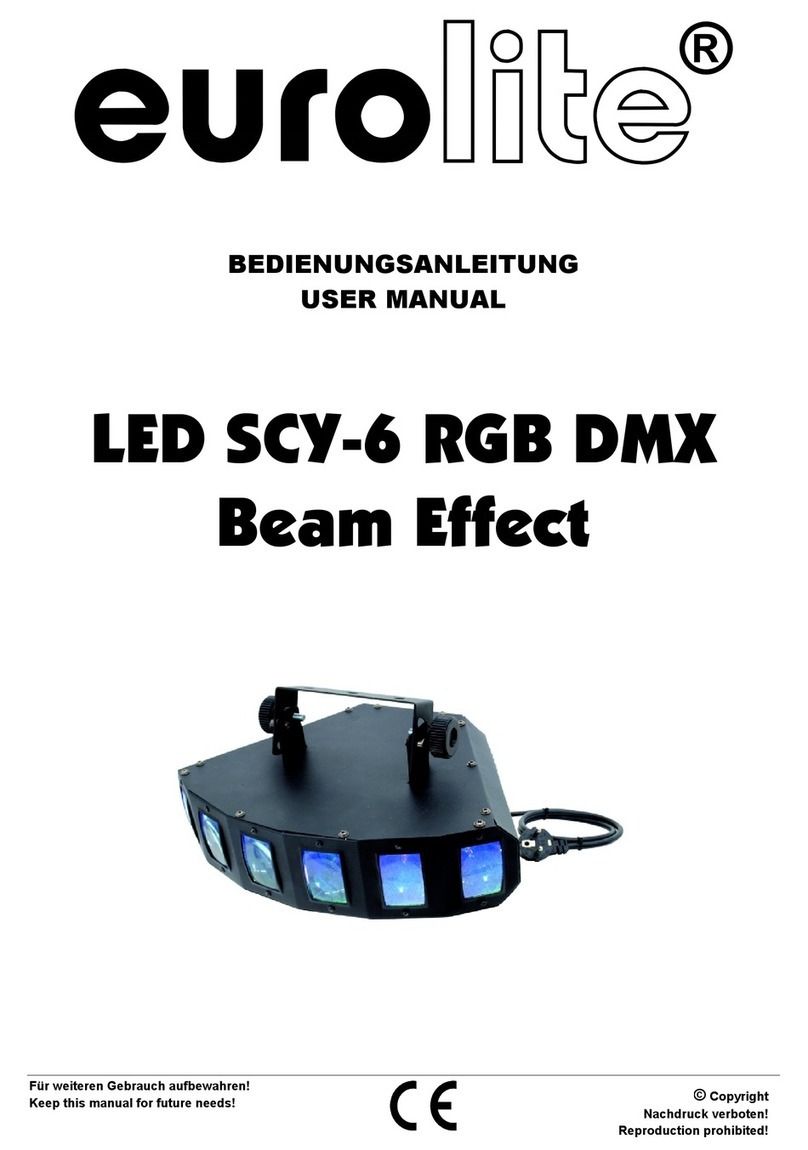EuroLite LED SCY-6 RGB DMX user manual