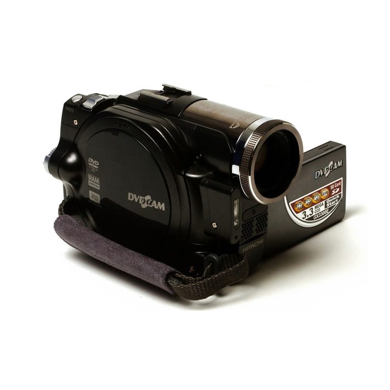 Hitachi DZ-GX3300E(SW) User manual