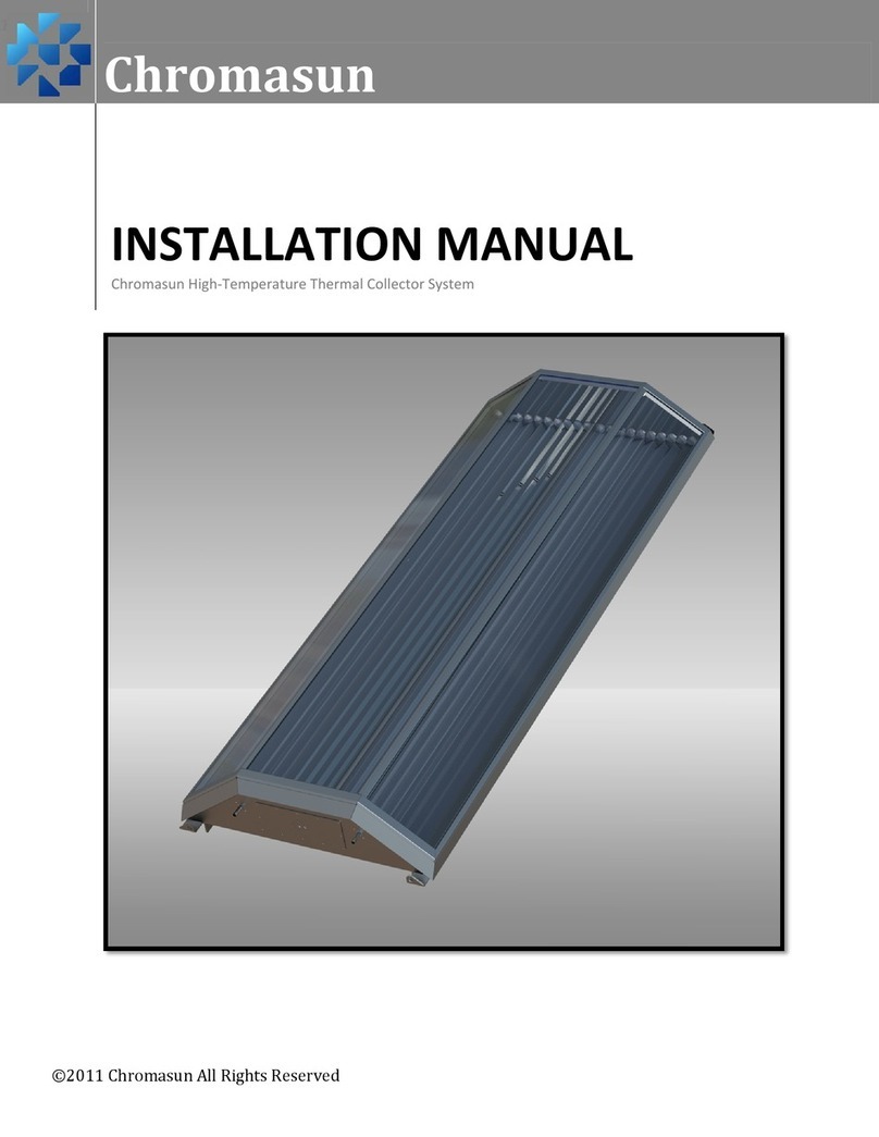 Chromasun High?Temperature Thermal Collector System installation manual