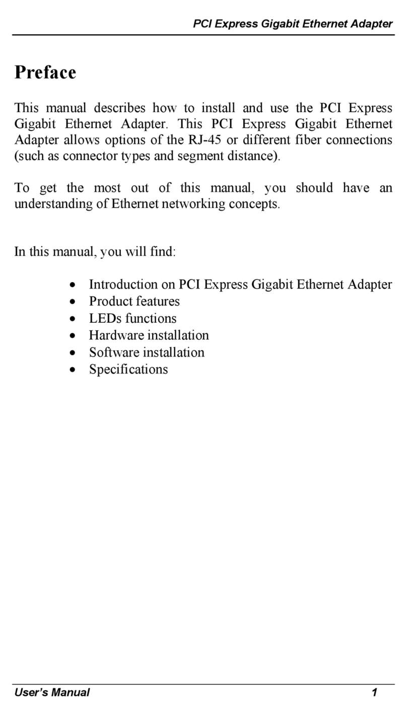 EtherWAN GE3000 User manual