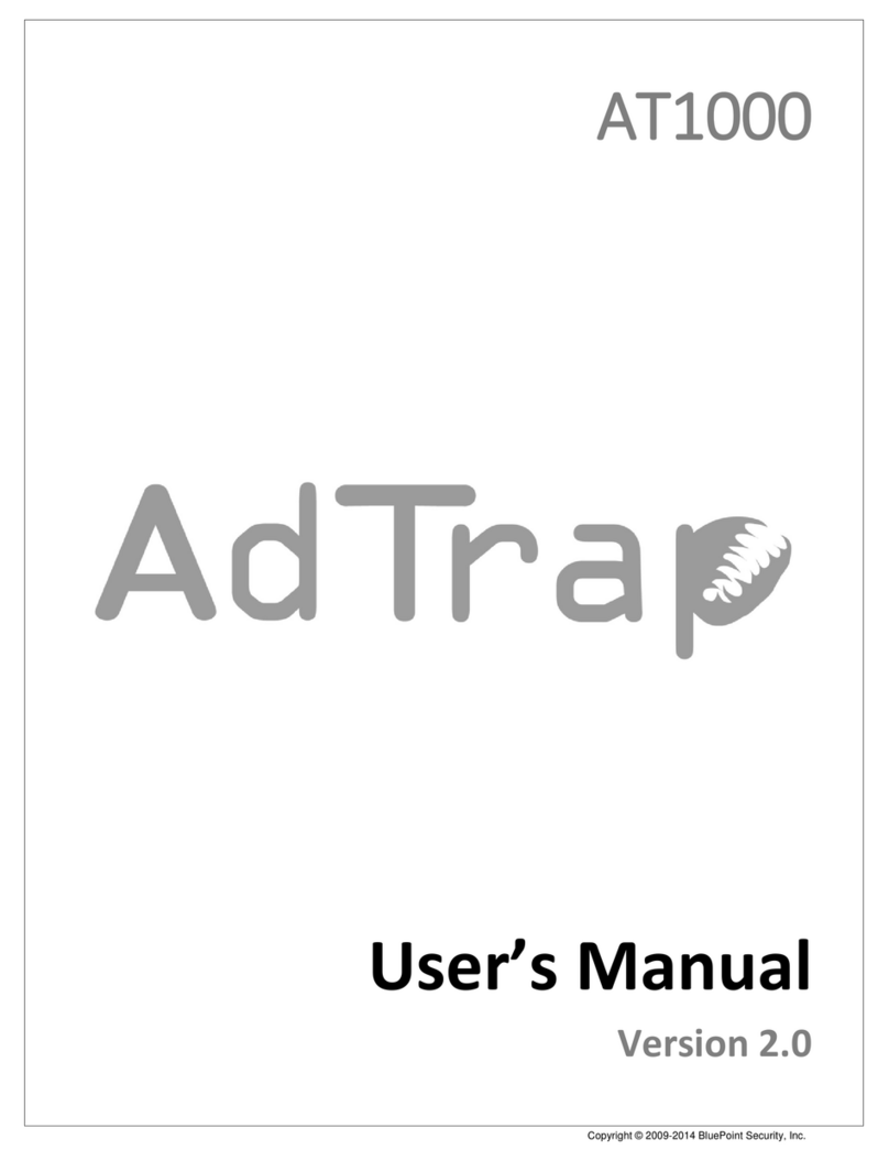 BluePoint Security AdTrap AT1000 user manual