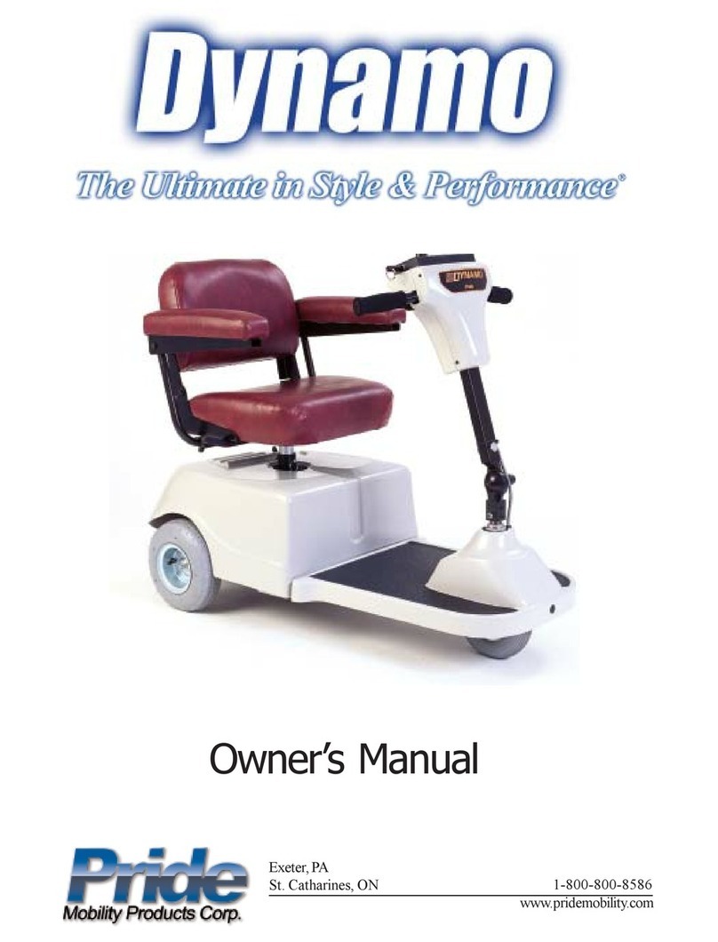 Pride Dynamo owner's manual