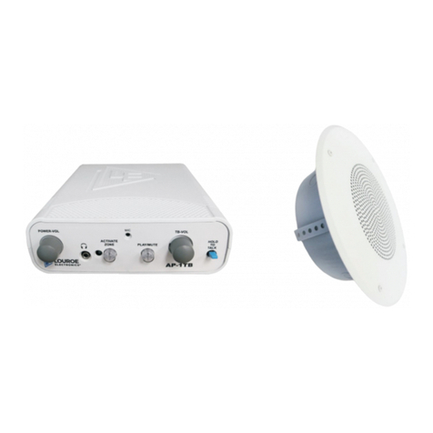 Louroe Electronics ASK-4 501-TLM-CF Installation and operating instructions Louroe Electronics ASK-4 501-TLM-CF Installation and operating instructions