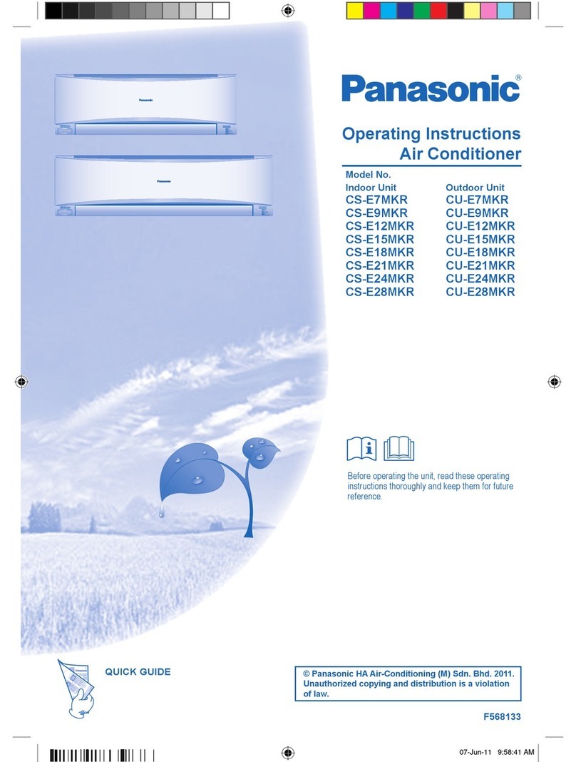 Panasonic CS-E7MKR User manual