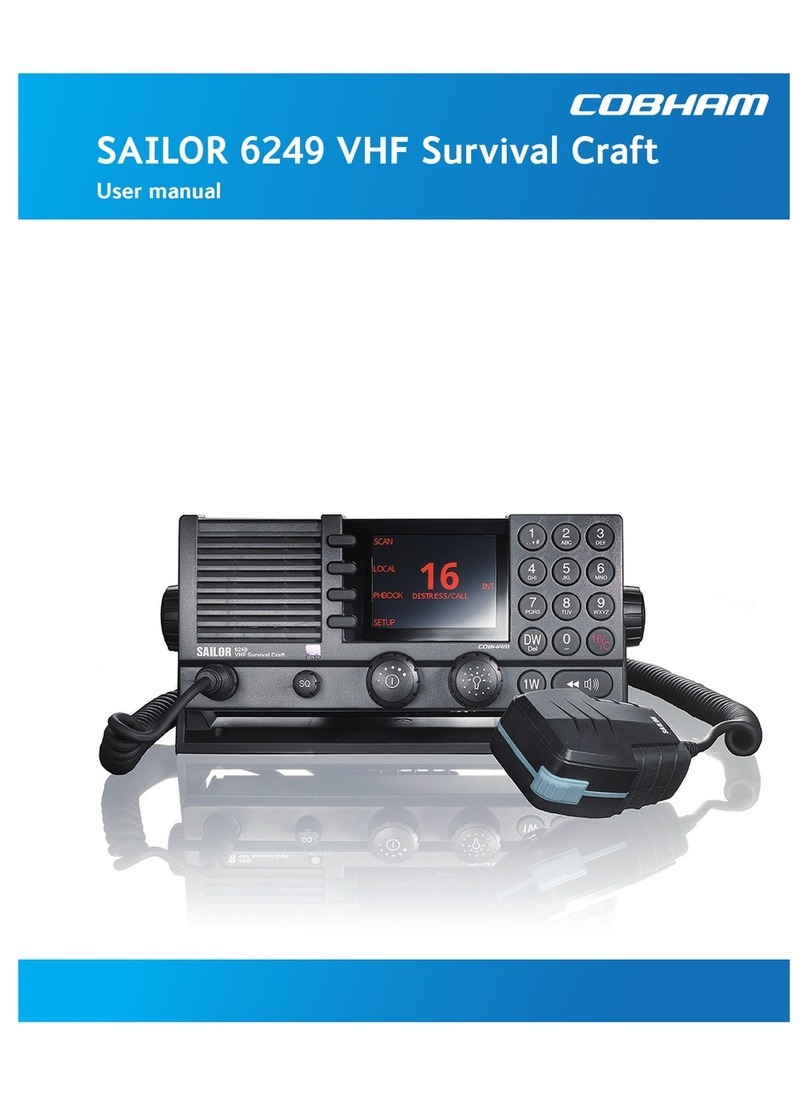 COBHAM SAILOR 6249 User manual