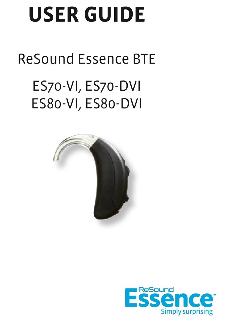 ReSound ES70-VI User manual