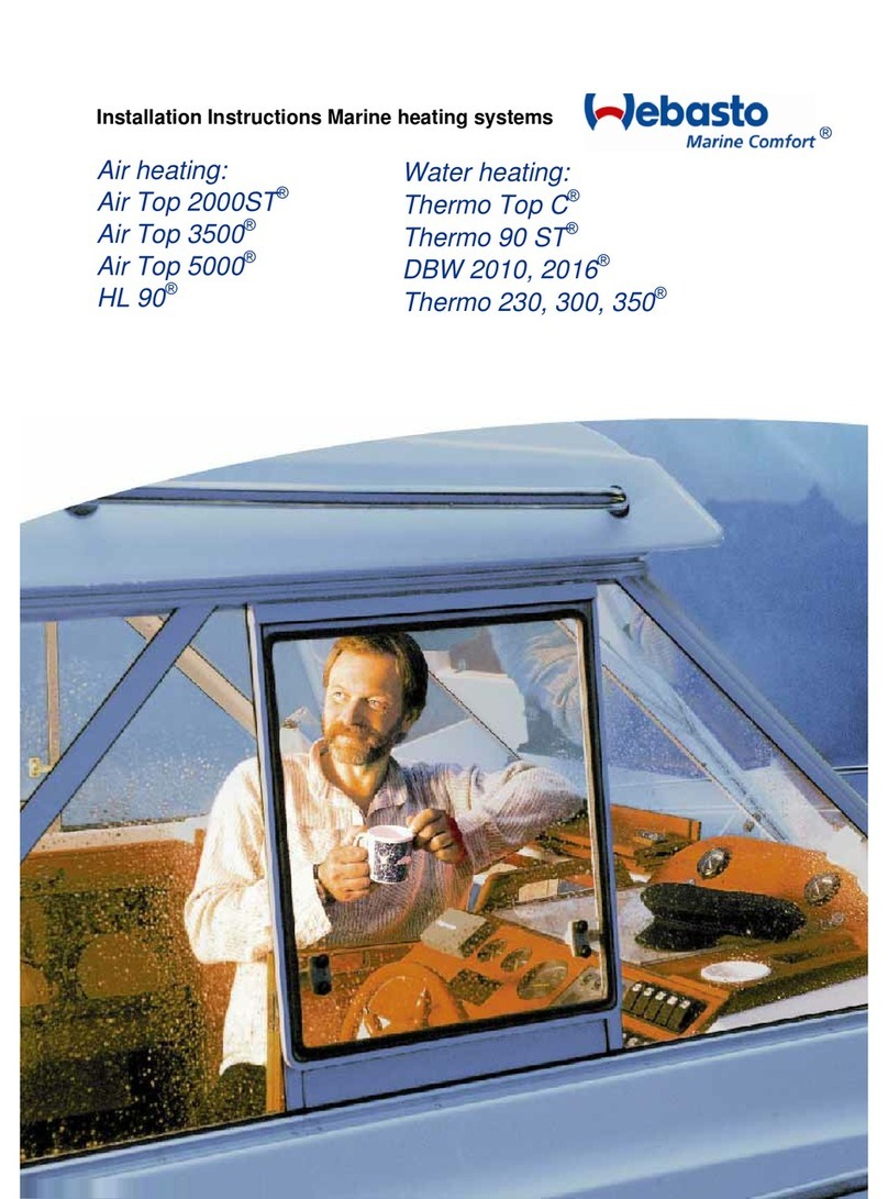 Webasto Air Top 2000 ST installation instructions Webasto Air Top 2000 ST installation instructions