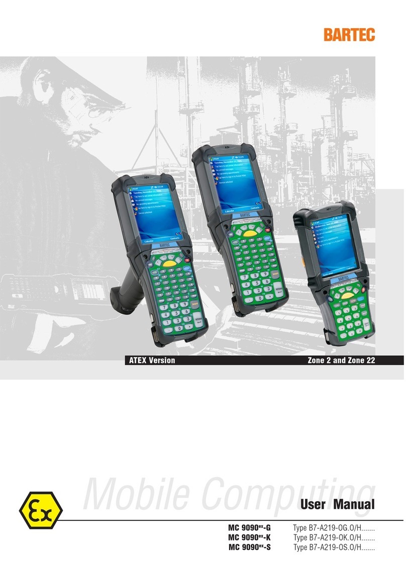 Bartec MC 9090ex-G user manual