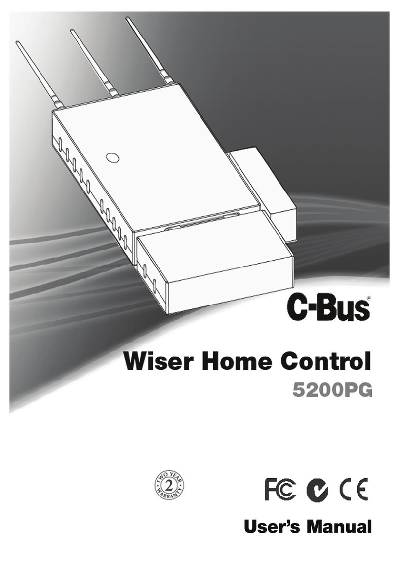 C-Bus 5200PG user manual