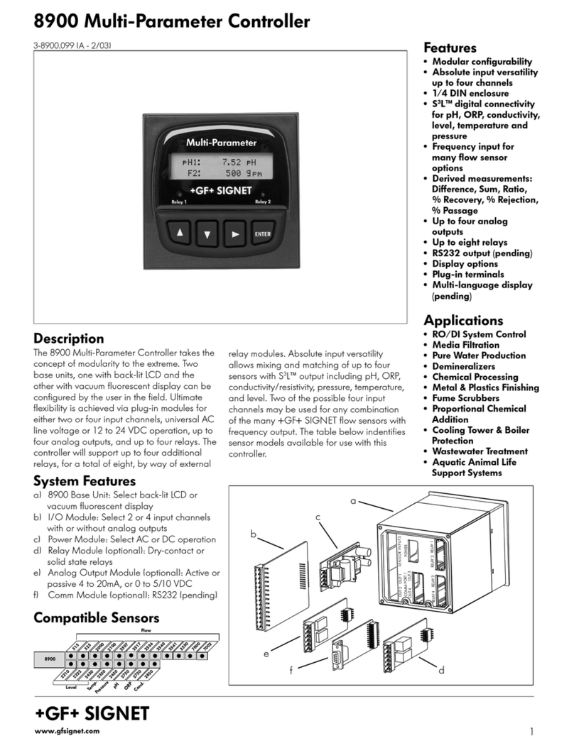 GF Signet 8900 manual