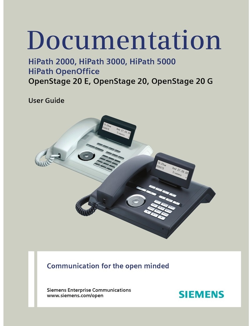 Siemens HIPATH 2000 User manual
