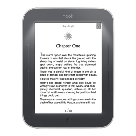Barnes & Noble Nook BNRV350 user manual