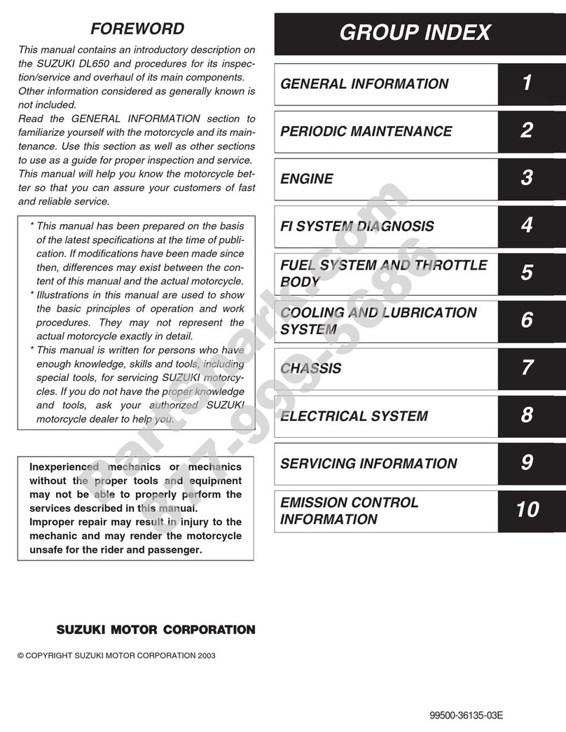 Suzuki DL650K5 Service manual