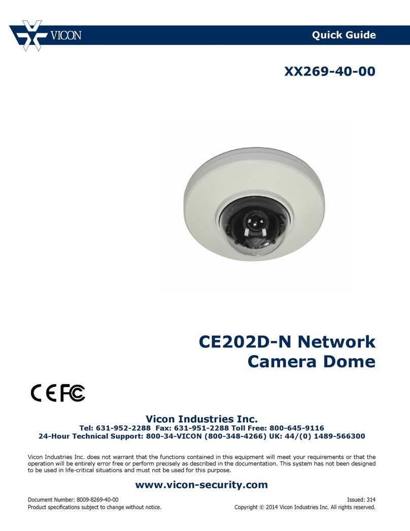 Vicon CE202D-N User manual