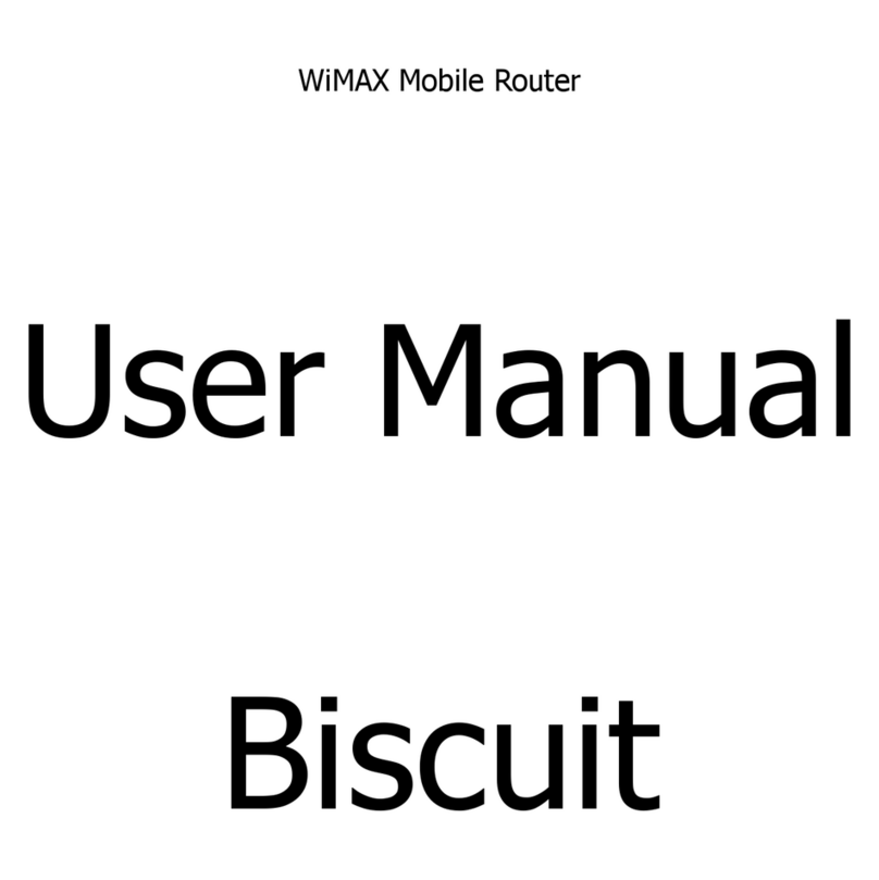 WiMAX Mobile Router user manual