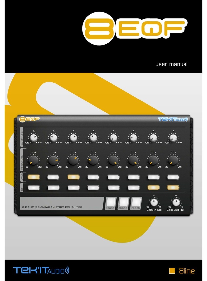 Tek'it Audio 8eqf user manual