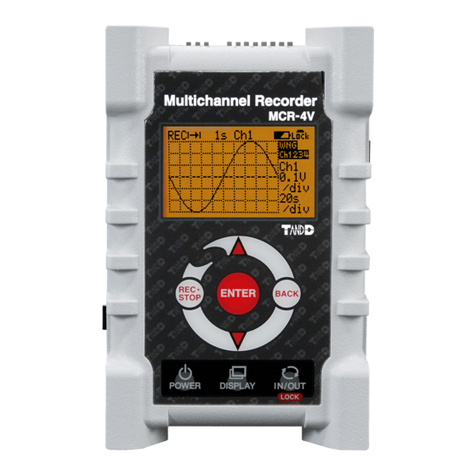 T&D MCR-4V User manual