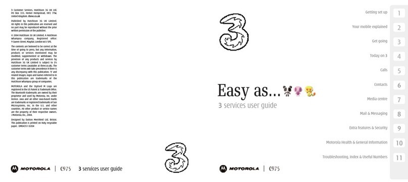 Motorola C975 User manual