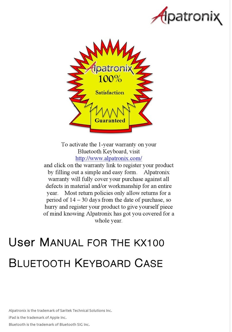 Apatronix KX100 user manual