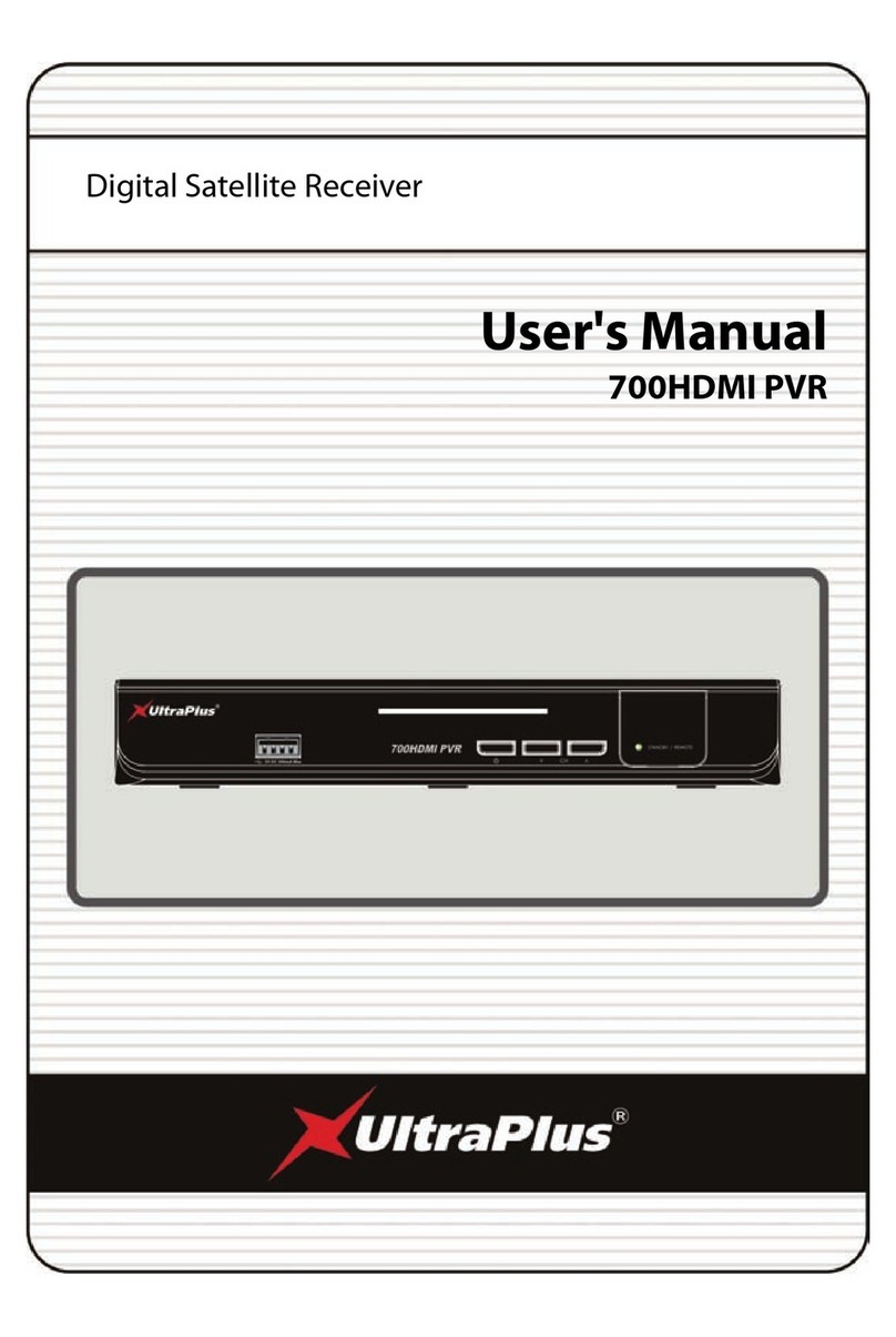 Ultra Plus 700HDMI PVR User manual