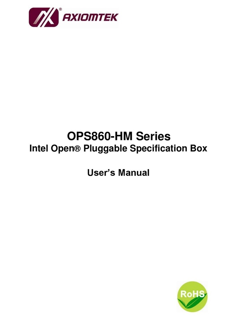 AXIOMTEK OPS860-HM Series User manual