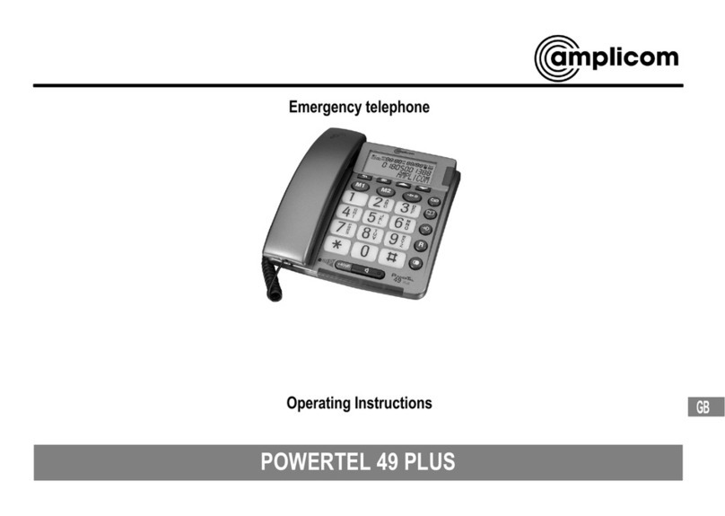 Amplicom POWERTEL 49 PLUS operating instructions