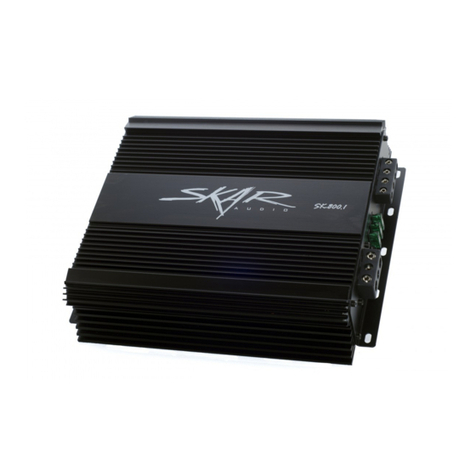 Skar SK-800.1 owner's manual