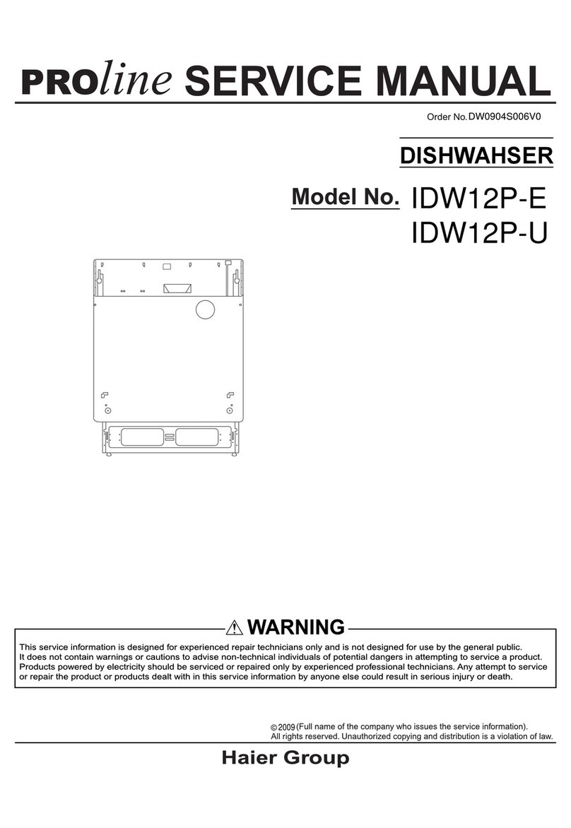 Haier proline IDW12P-E Building instructions Haier proline IDW12P-E Building instructions