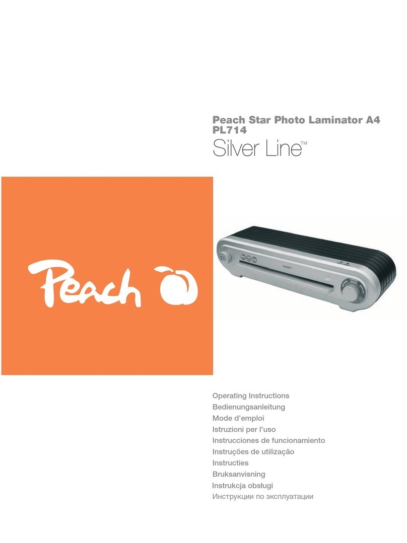Peach PL714 operating instructions