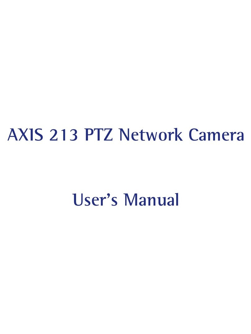 Axis AXIS 213 User manual Axis AXIS 213 User manual