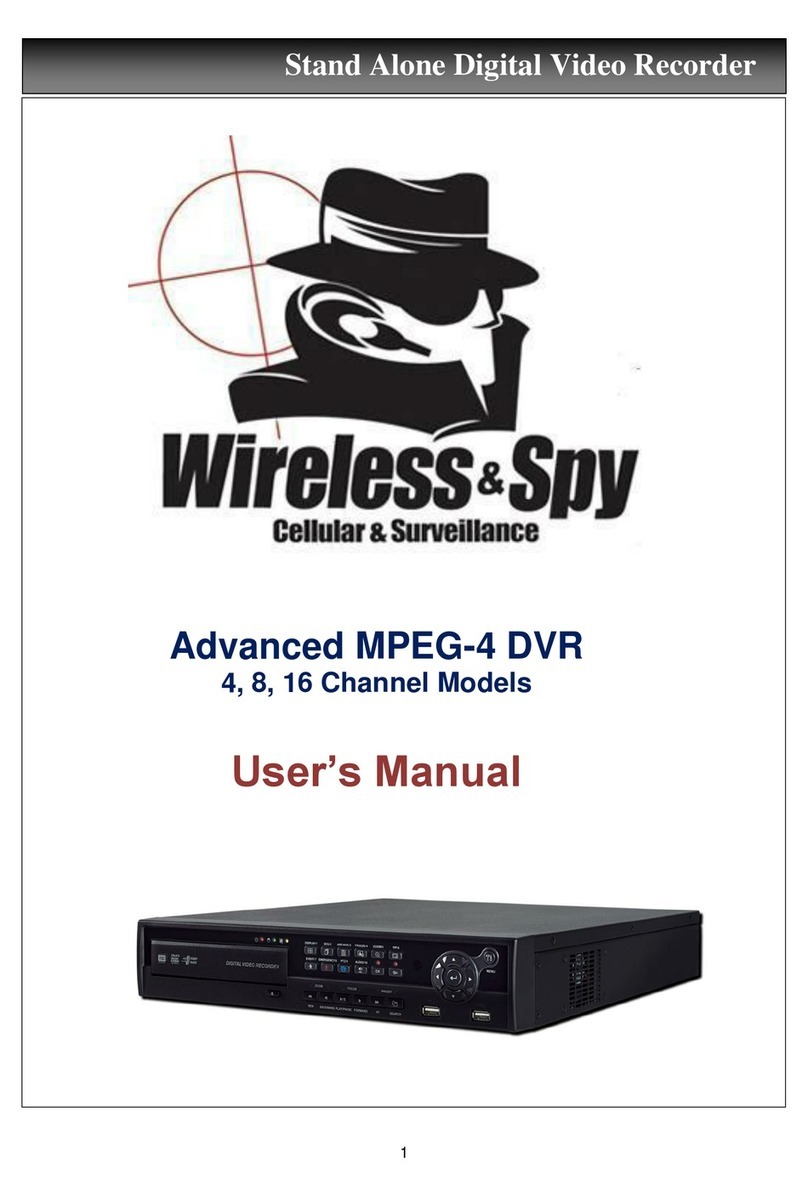 Wireless & Spy 4 Channel user manual