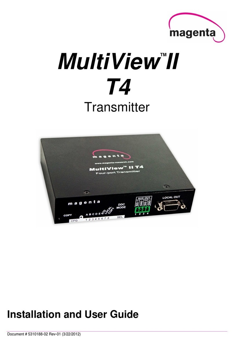 Magenta MultiView II T4 Installation and user guide