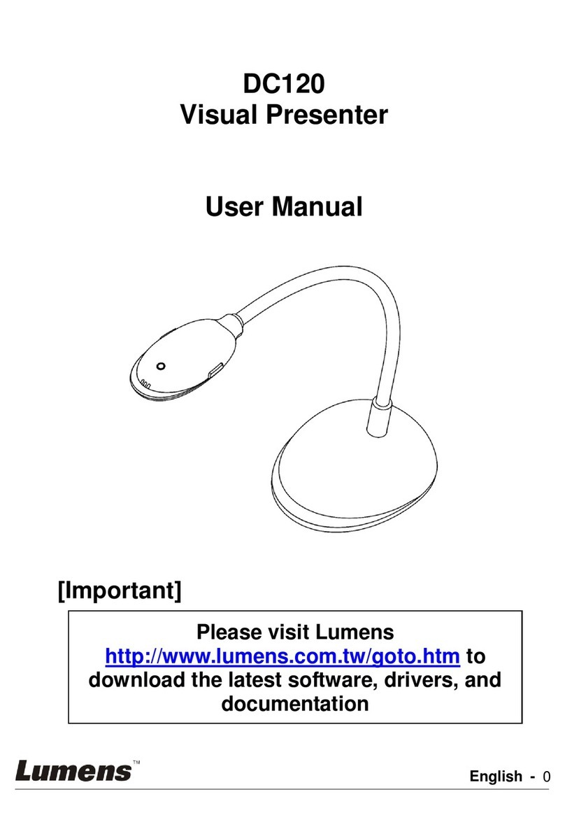 Lumens DC120 User manual