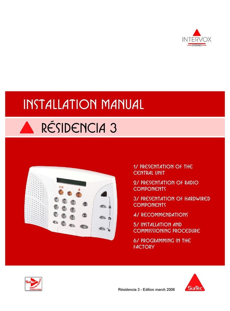 INTERVOX Residencia 3 User manual
