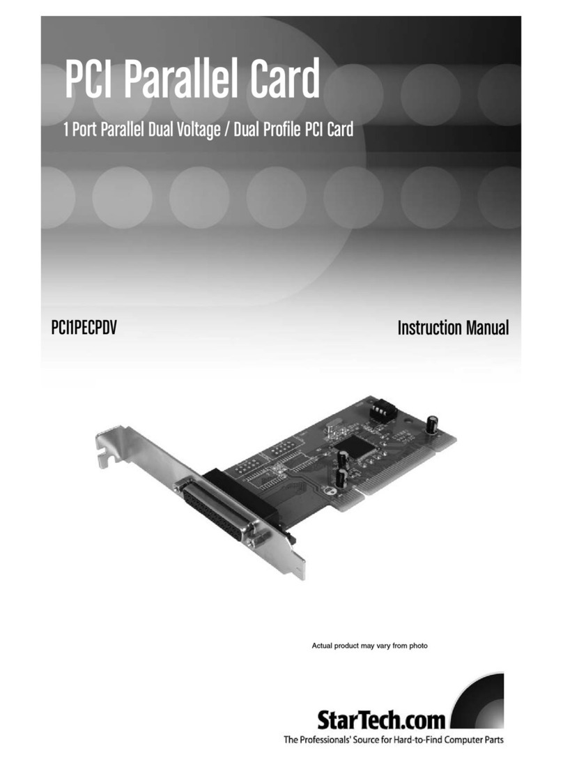 StarTech.com PCI1PECPDV User manual