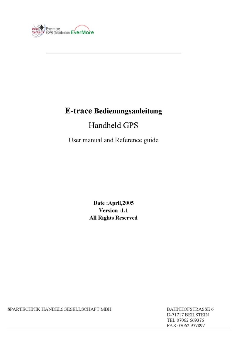 EverMore E-trace User manual and reference guide