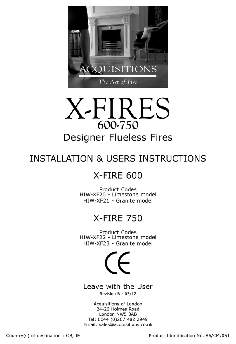 Acquisitions X-FIRES 600 Assembly Instructions
