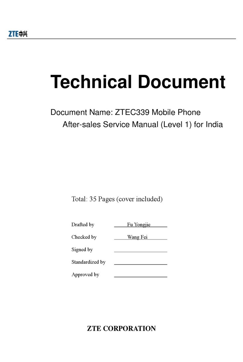 Zte ZTEC339 Technical manual