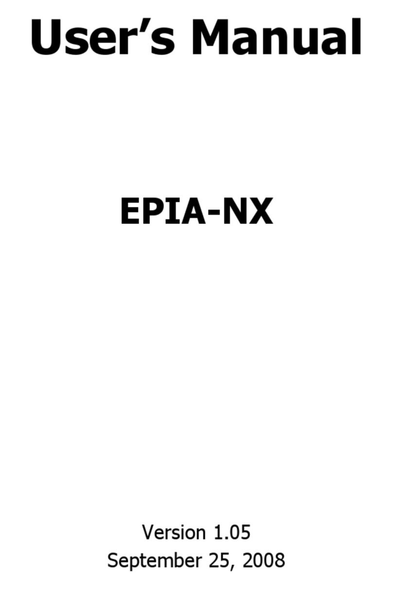 VIA Technologies EPIA-NX User manual VIA Technologies EPIA-NX User manual