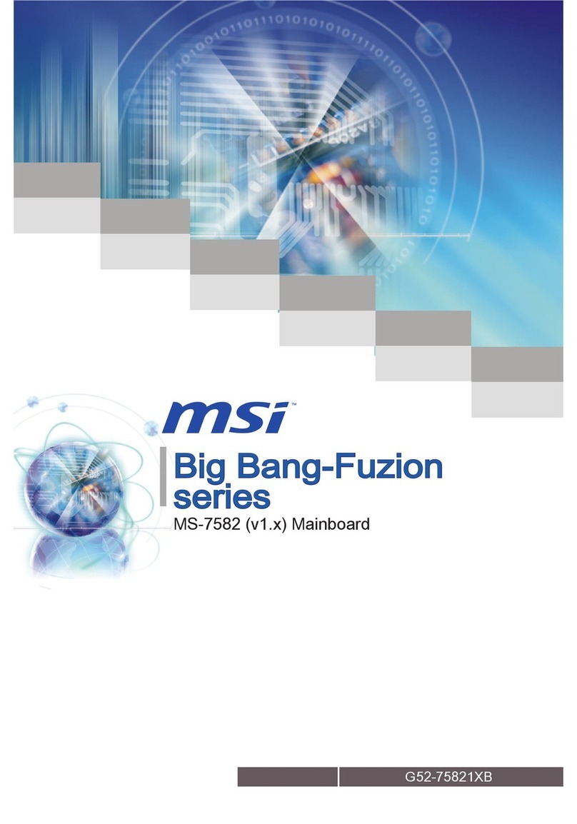 MSI Big Bang-Fuzion MS-7582 User manual