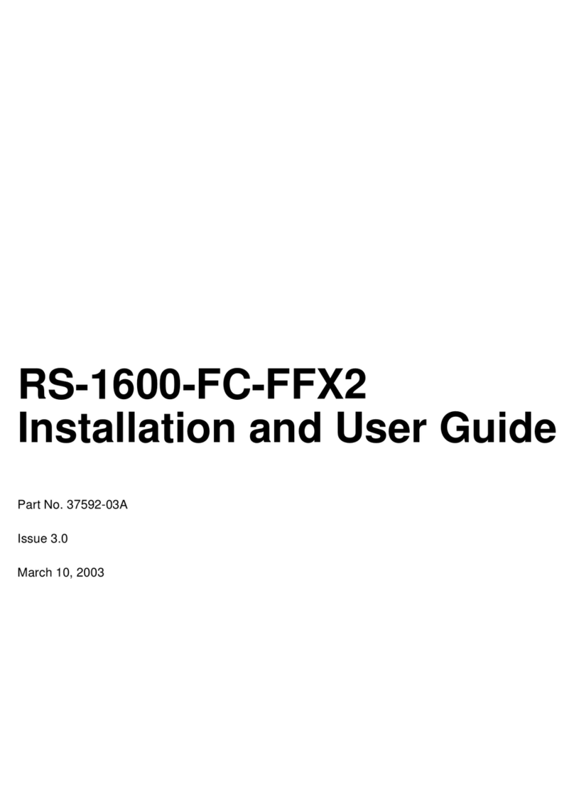 Xyratex RS-1600-FC-FFX2 Installation and user guide
