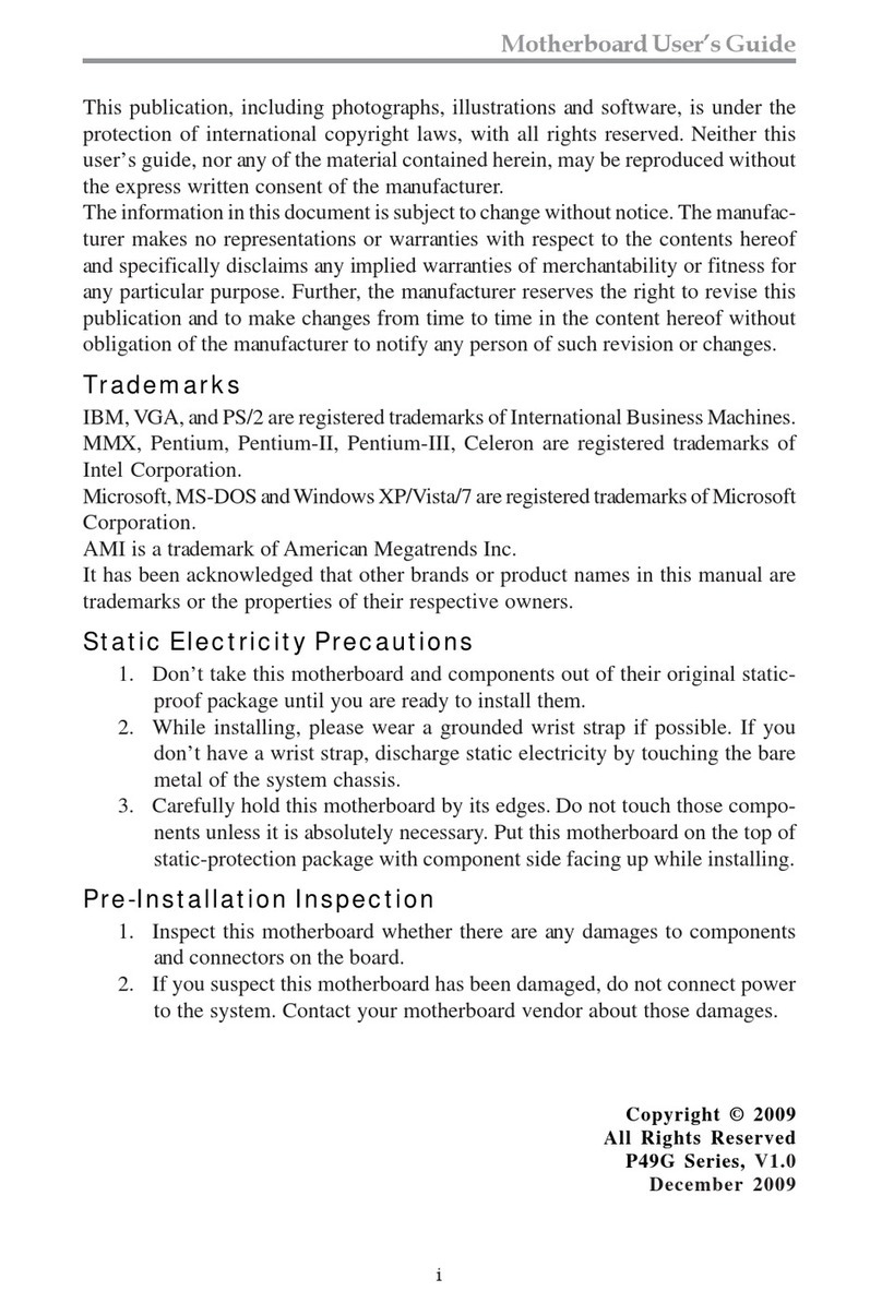 ECS P49G Series User manual